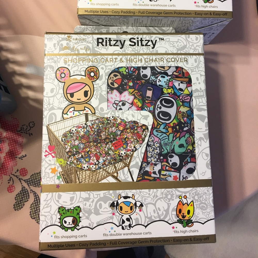 NWT Tokidoki highchair shopping cart cover